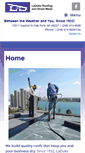 Mobile Screenshot of ladukeroofing.com